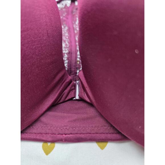 Victorias Secret SO OBSESSED Push Up Bra Racerback Front Close 34DD - Picture 2 of 5